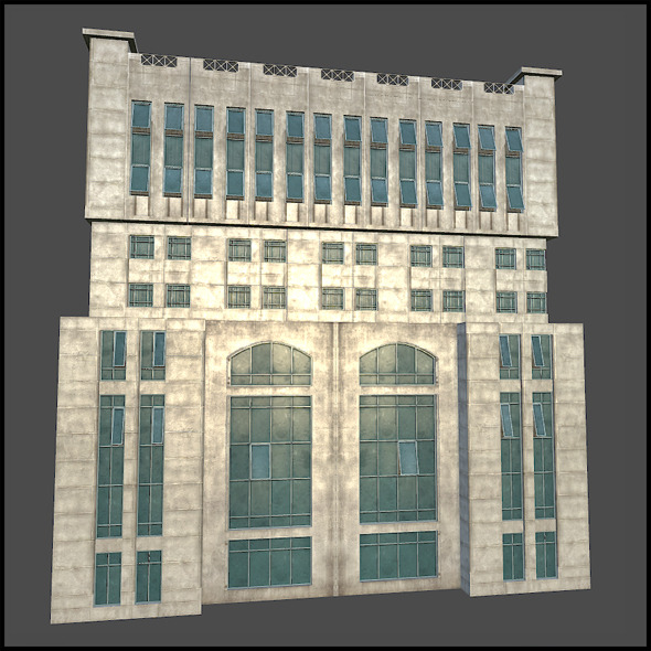 Concrete Building Blocks - 3DOcean Item for Sale