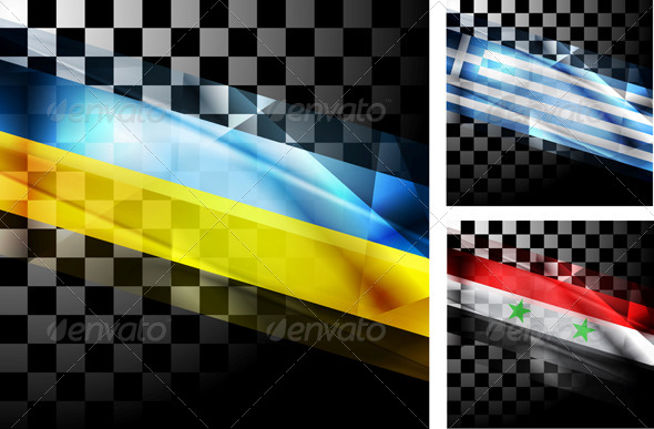 Concept Design of Flags - Abstract Conceptual