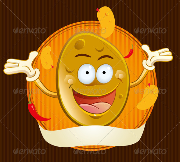 Potato Chips Mascot
