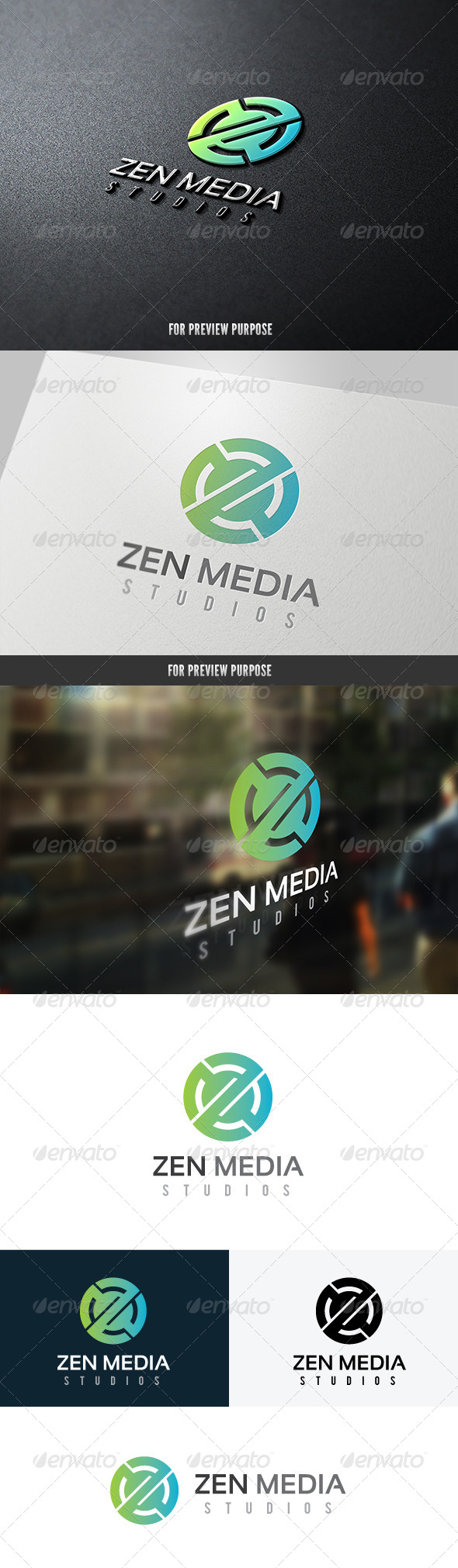 Zen Media Design - Letters Logo Templates