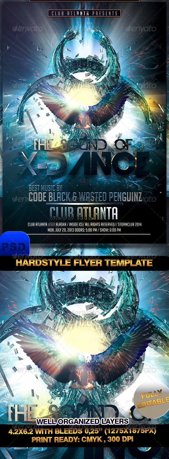 Hardstyle Flyer Template - Events Flyers