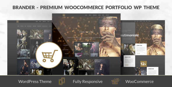 Brander - WooCommerce Portfolio WP Theme - eCommerce WordPress