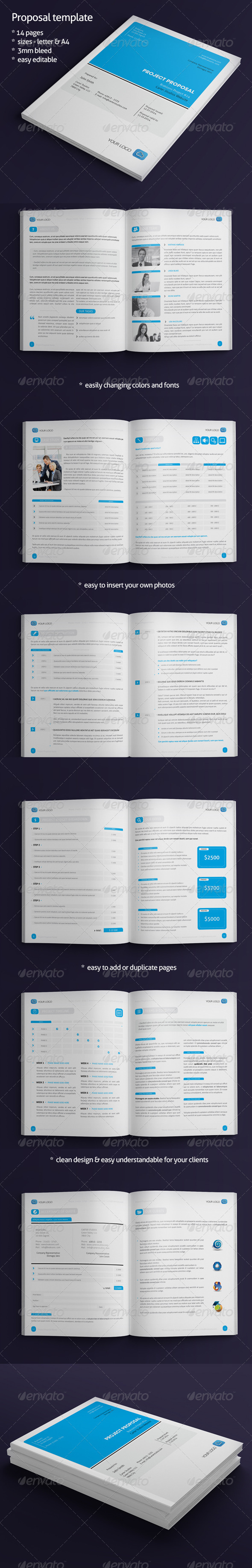 Proposal Template - Brochures Print Templates