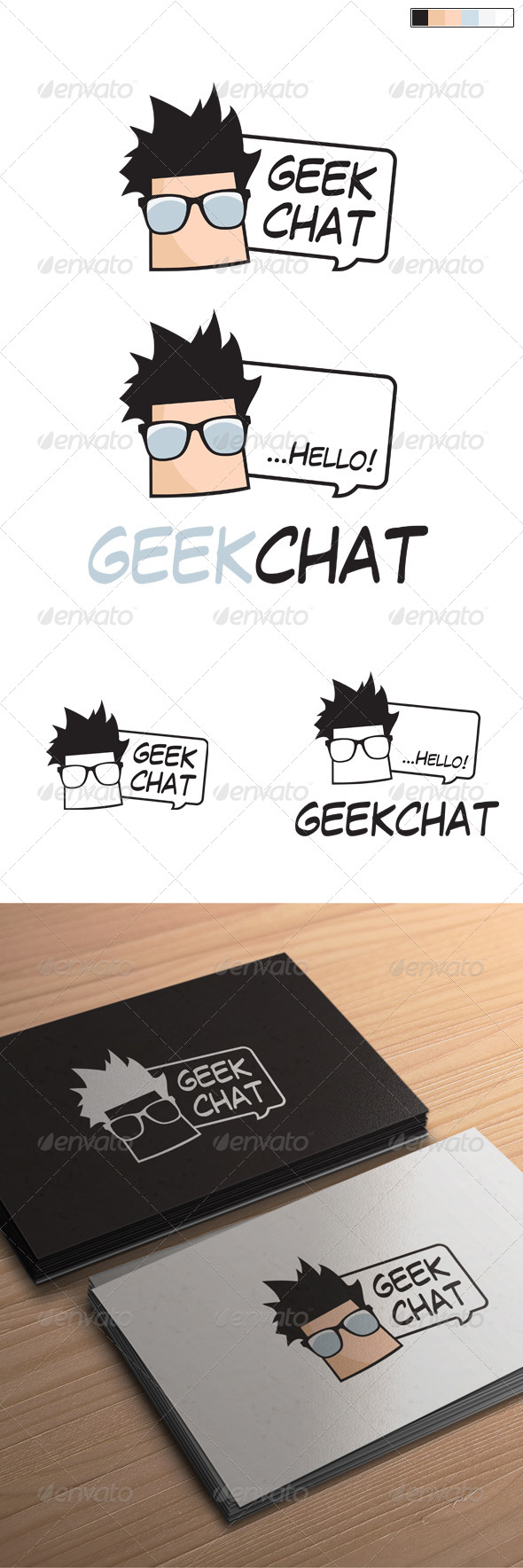 Geek Chat Logo - Humans Logo Templates