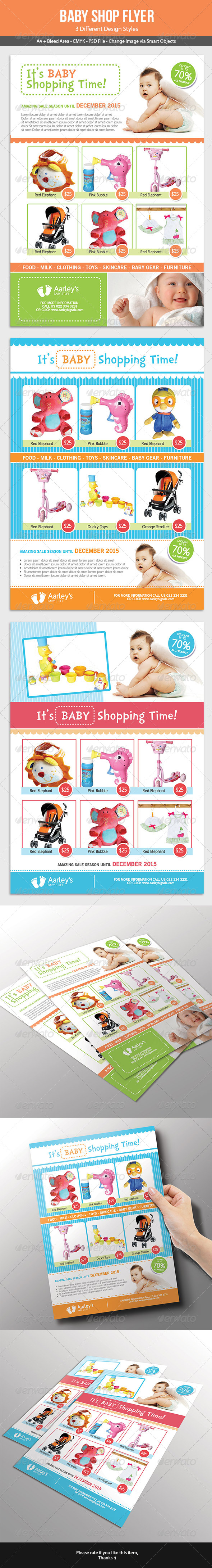 Baby Shop Flyer - Commerce Flyers
