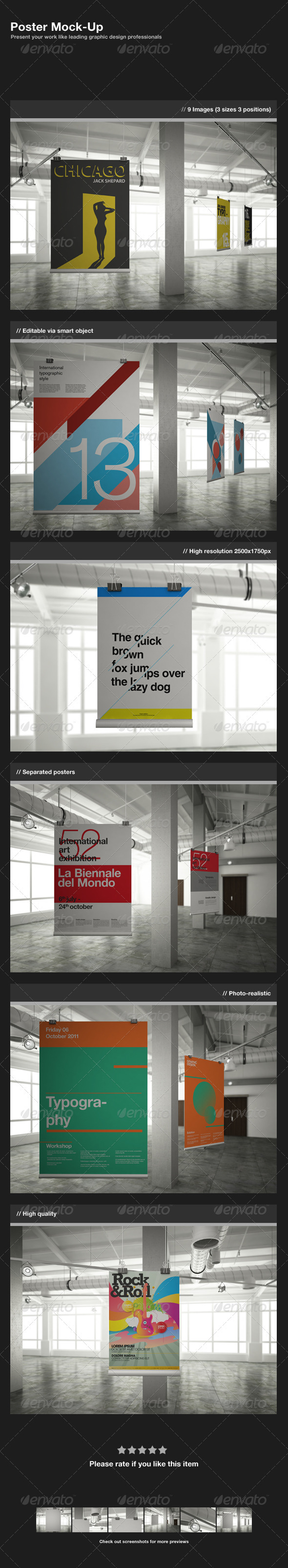Poster Mock-Up - Posters Print