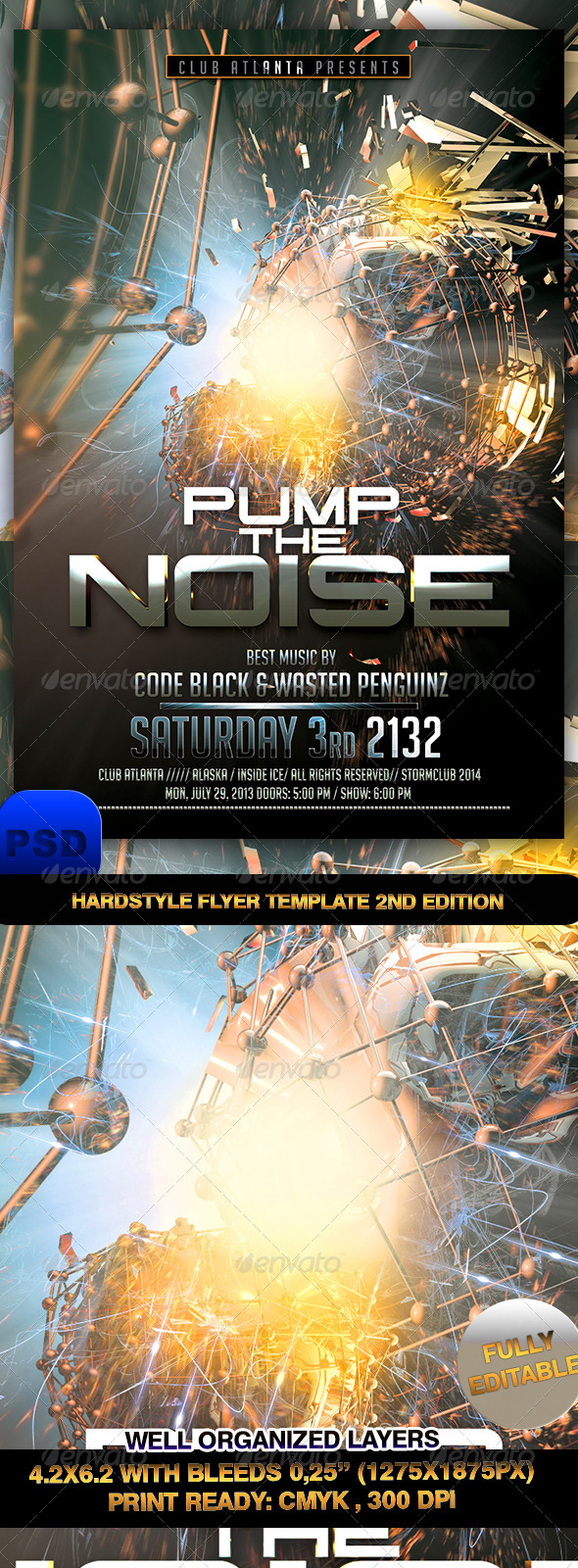 Hardstyle Flyer Template 2nd Edition - Events Flyers