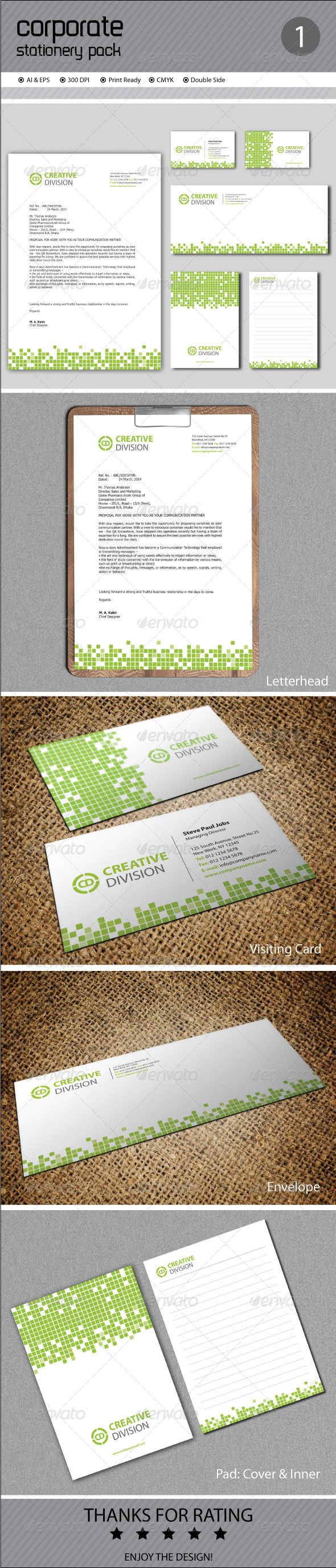 Corporate Stationery - Stationery Print Templates