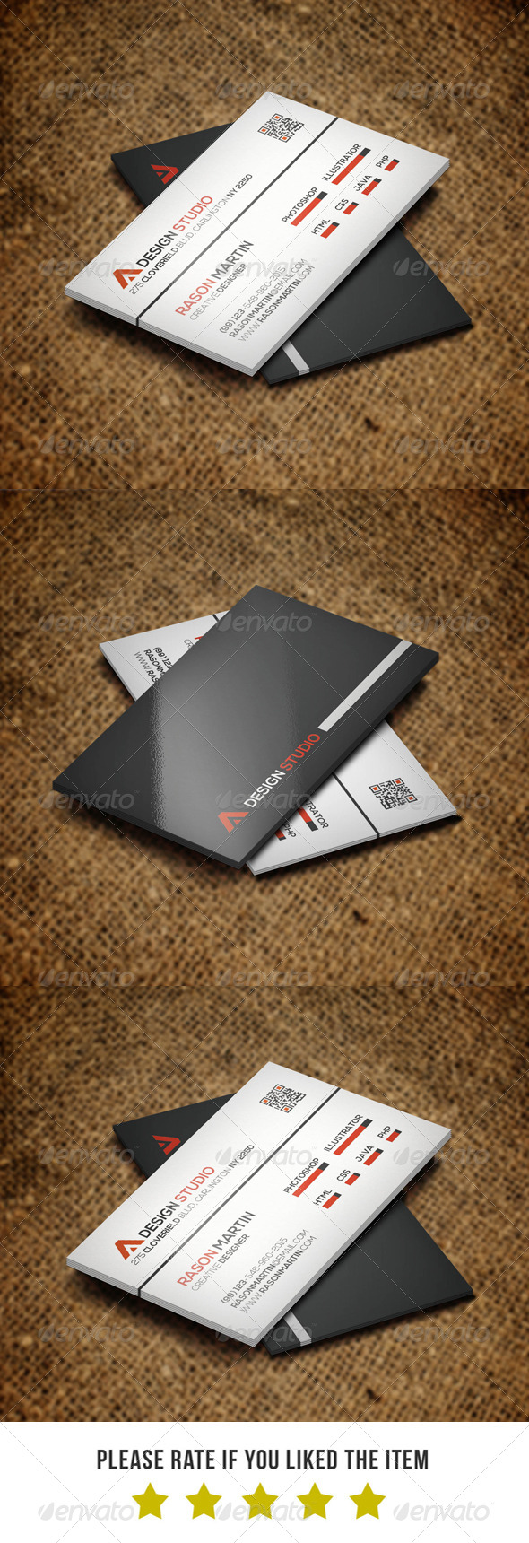 Creative Business Card BNA 007 - Creative Business Cards