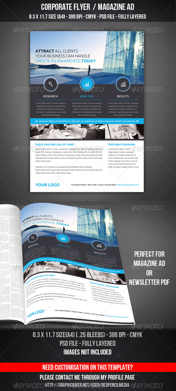 Corporate Flyer / Magazine AD - Corporate Flyers