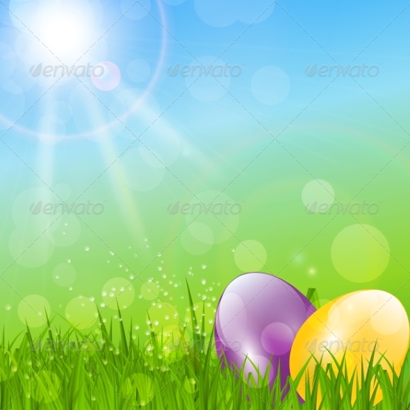 Easter Background - Backgrounds Decorative
