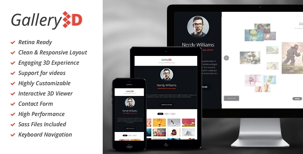 Gallery3d - Fullscreen - ThemeForest 7244343