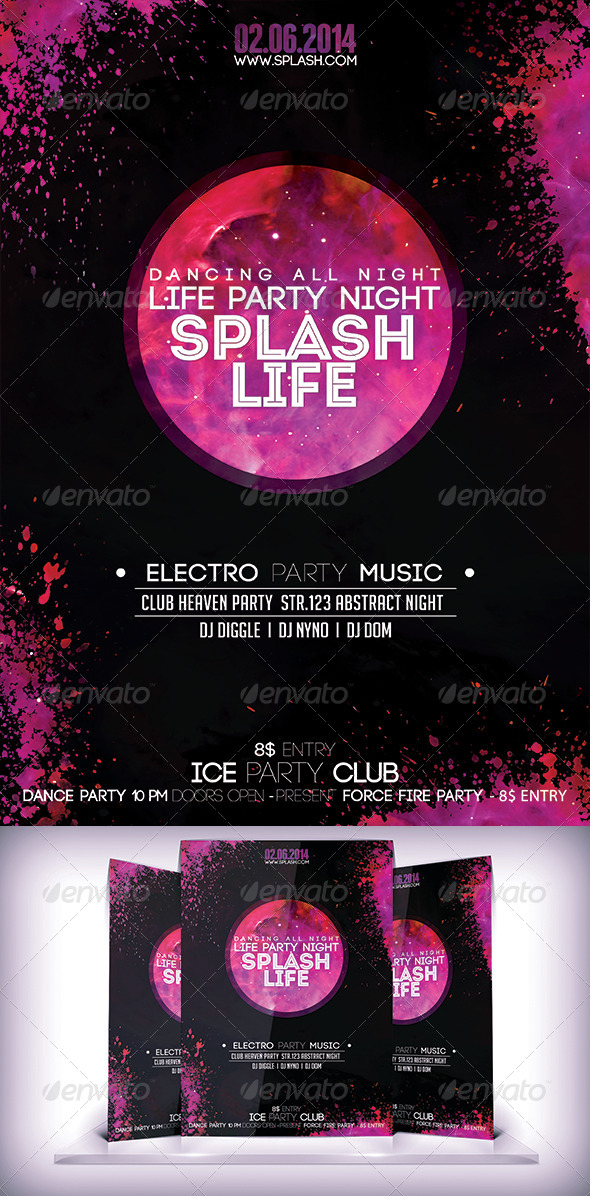 Splash Life PartyFyer - Flyers Print Templates