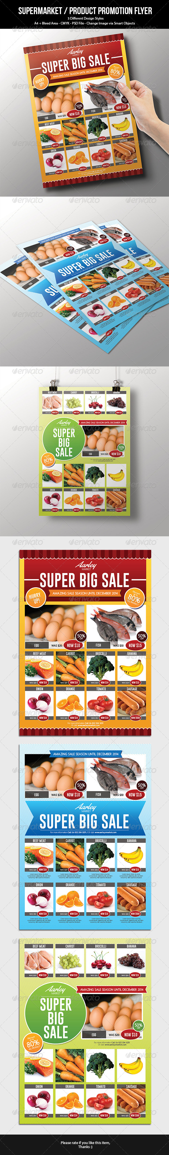 Supermarket / Product Promotion Flyer - Commerce Flyers