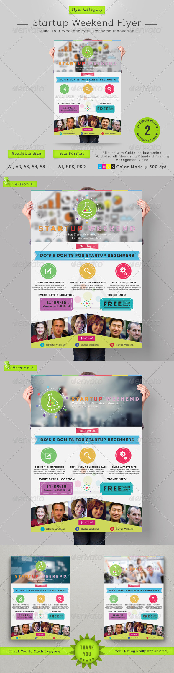 Startup Weekend Flyer - Corporate Flyers