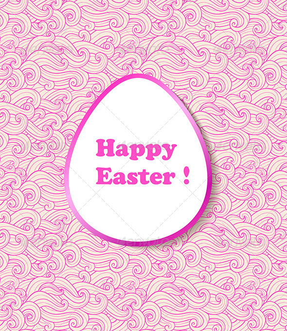 Decorative Vector Easter Banner - Miscellaneous Seasons/Holidays