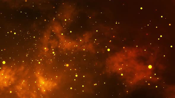 Gold  Particle  Background 4K