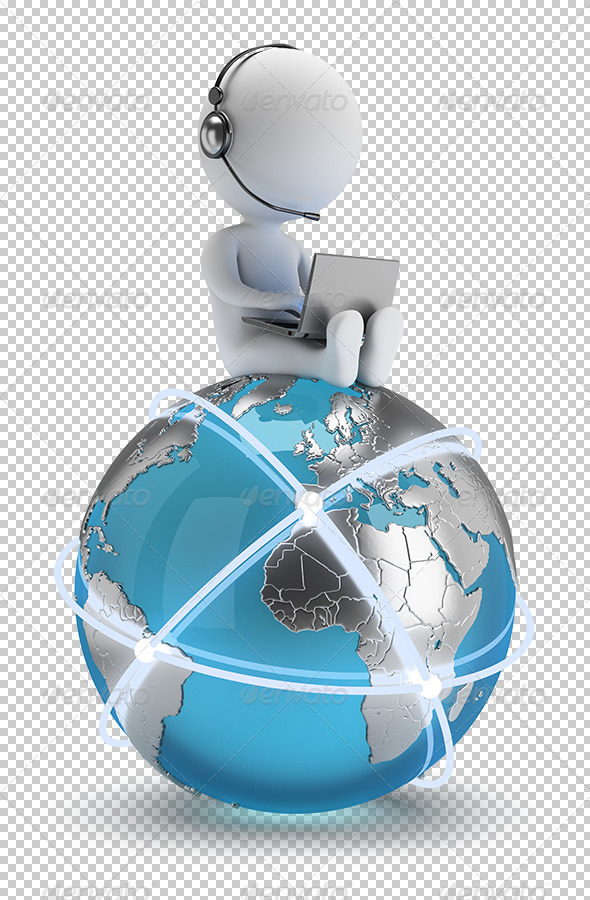3D Small People - Global Network - Characters 3D Renders