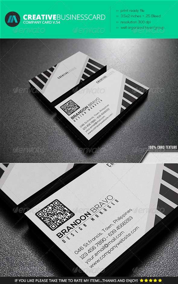 IntenseArtisan Business Card Vol.54 - Corporate Business Cards