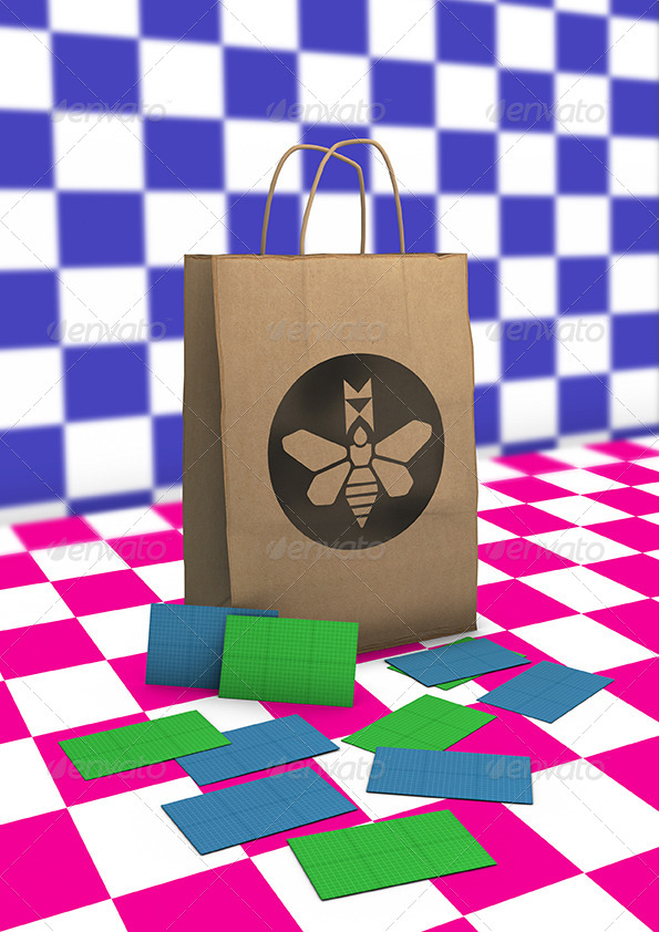 Download Paper Gift Bag Mock-Up | Eco Gift Bag Mockup by Mock-Up ...
