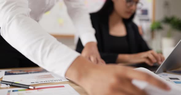 Closeup of hand man writing on document alt