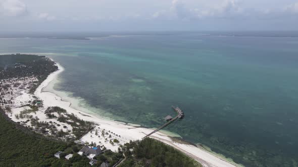 Ocean Near the Coast of Zanzibar Tanzania alt