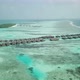 Drone Video of Exotic Turquoise Paradise and Water Villa Bungalows Maldives - VideoHive Item for Sale