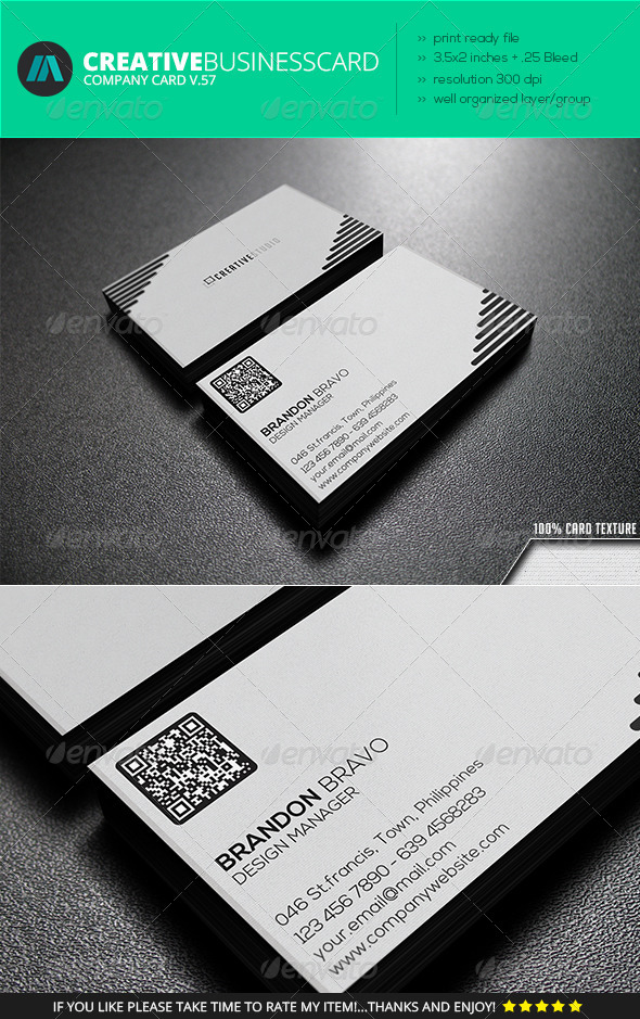 IntenseArtisan Business Card Vol.57 - Corporate Business Cards