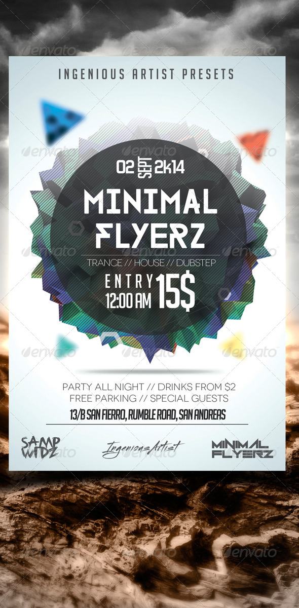 Minimal Flyer Vol.8 - Clubs & Parties Events