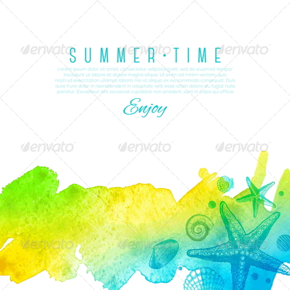 Sea Nature Summer Design - Nature Conceptual