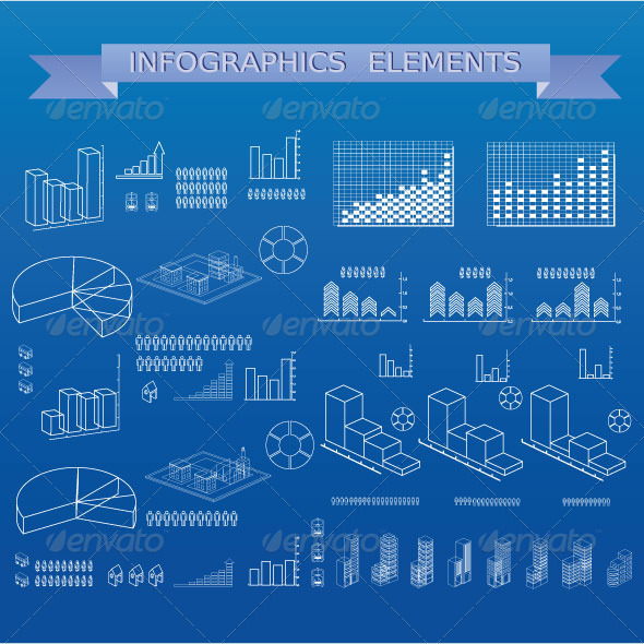 Infographics Set - Web Elements Vectors