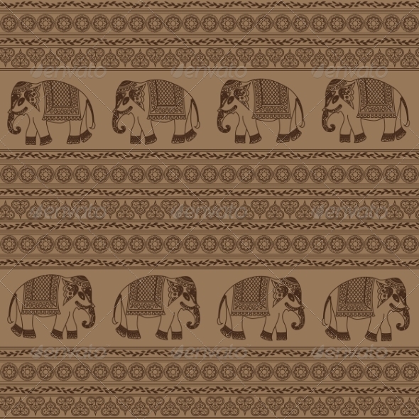 Indian Elephant - Animals Characters