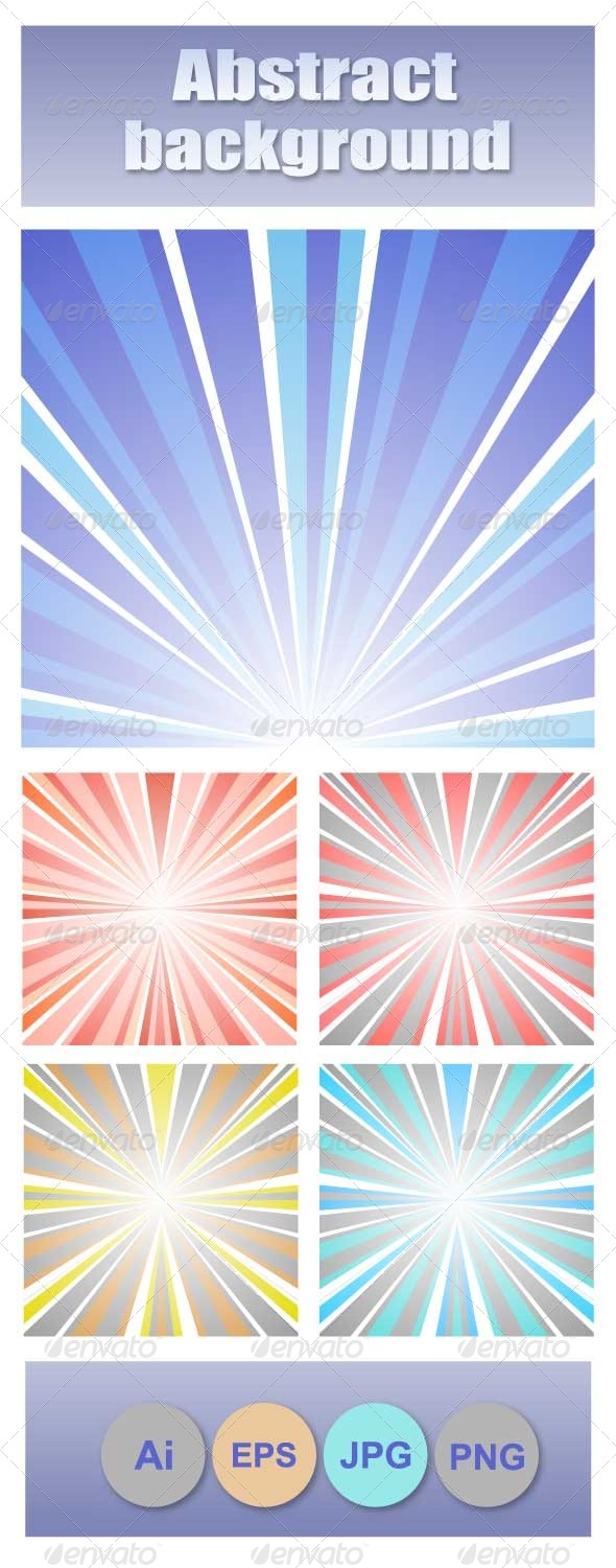 Abstract Sunset - Backgrounds Decorative