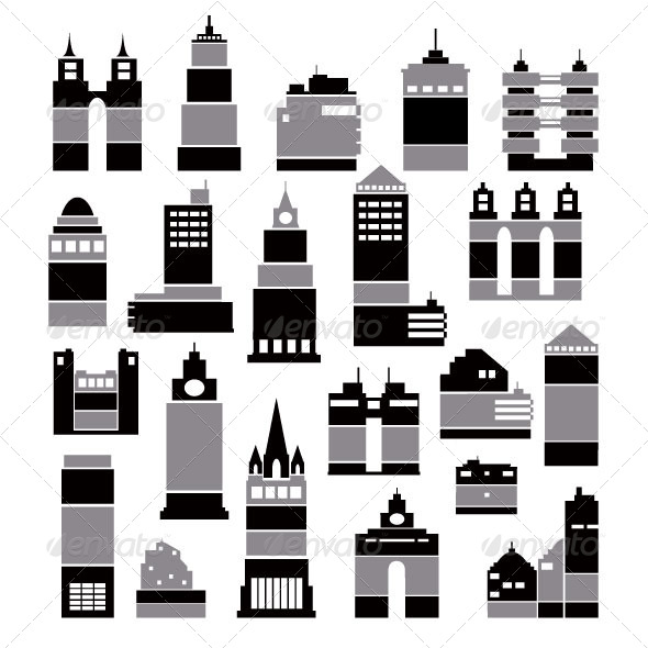 City Buildings - Buildings Objects