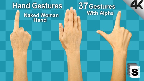 Hand Gestures Woman Naked Hand 