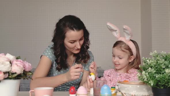 Easter Family Holiday and Children Concept