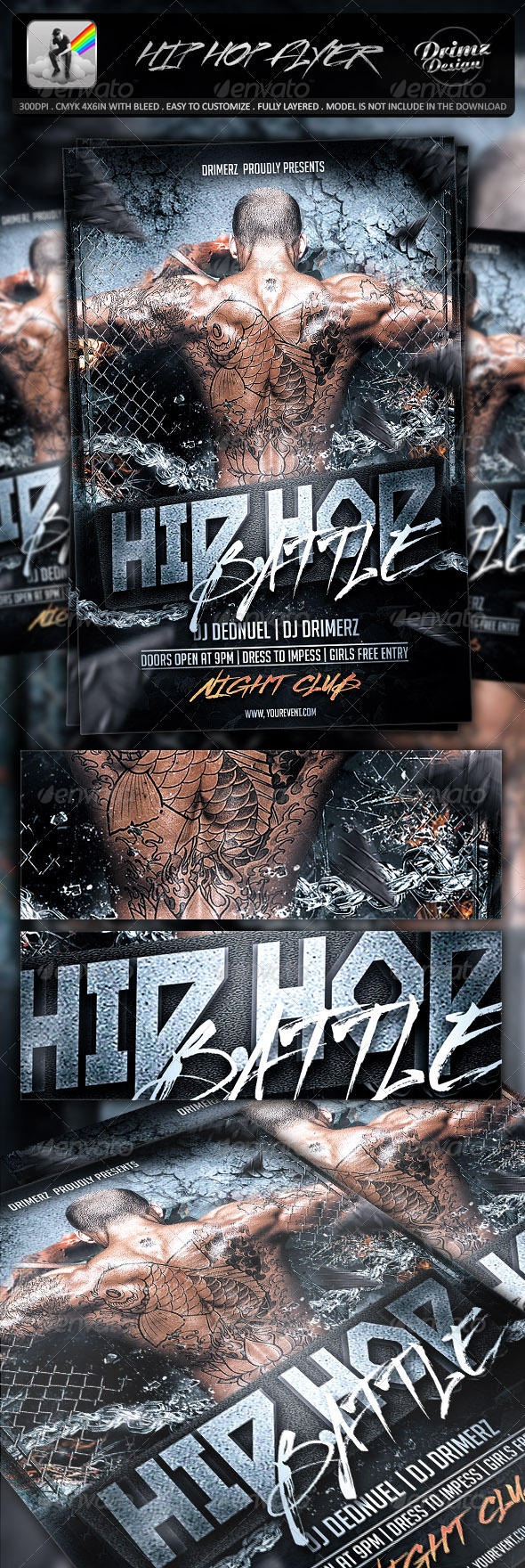 Hip Hop Flyer - Events Flyers