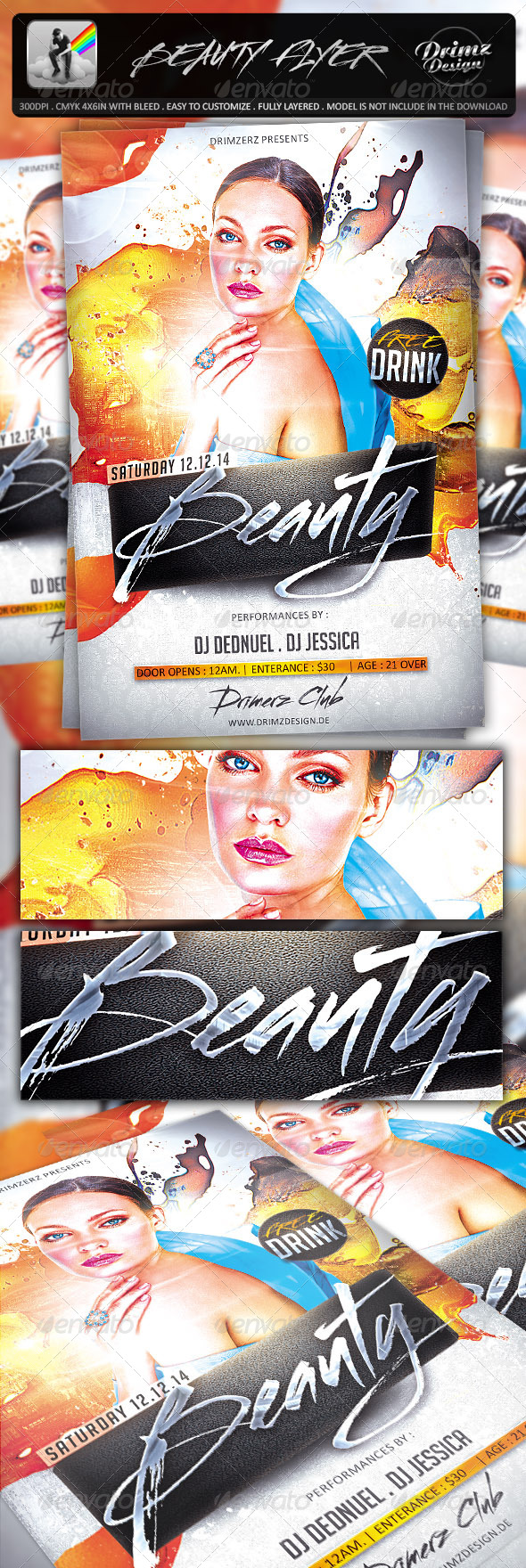 Beauty Flyer - Events Flyers