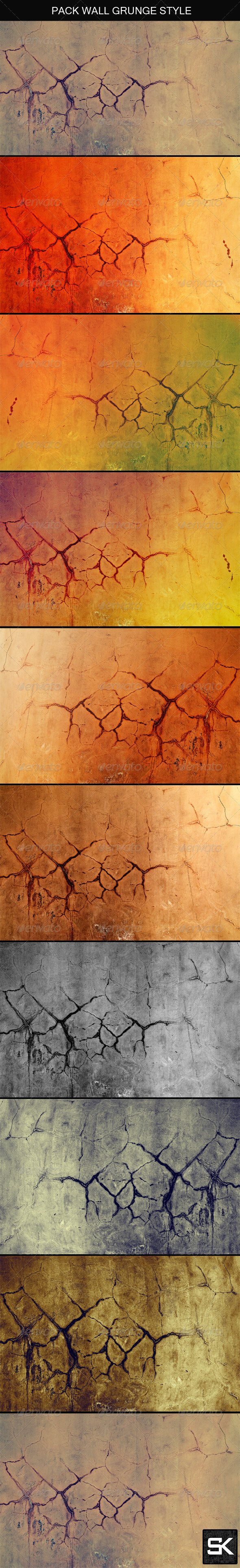 Wall Grunge Style - Concrete Textures