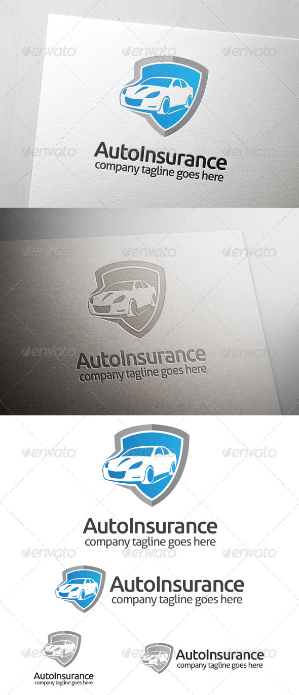 Automotive Insurance Logo - Objects Logo Templates