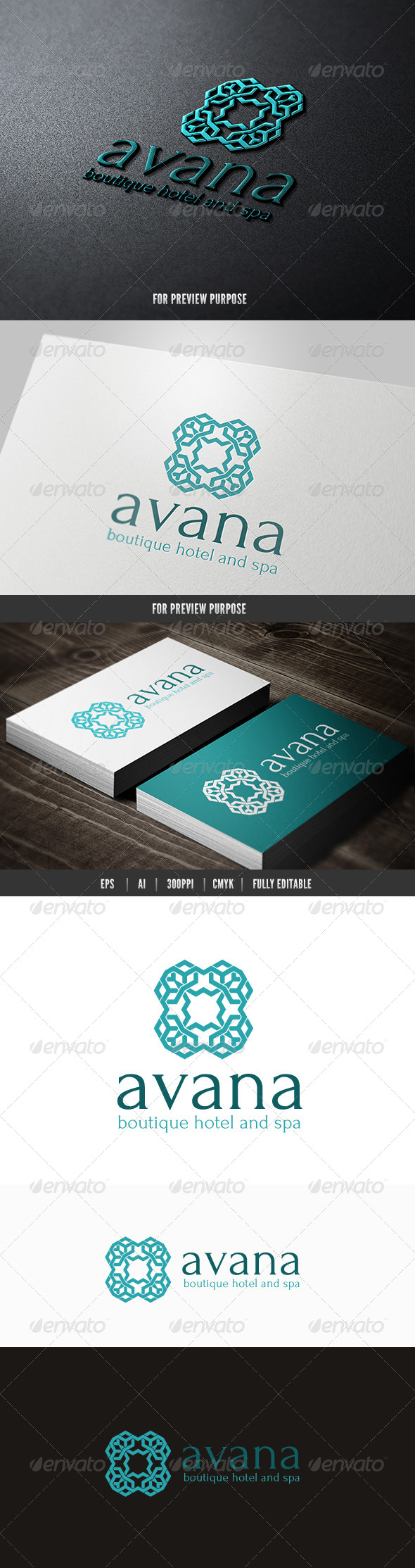 Boutique Hotel And Spa - Crests Logo Templates