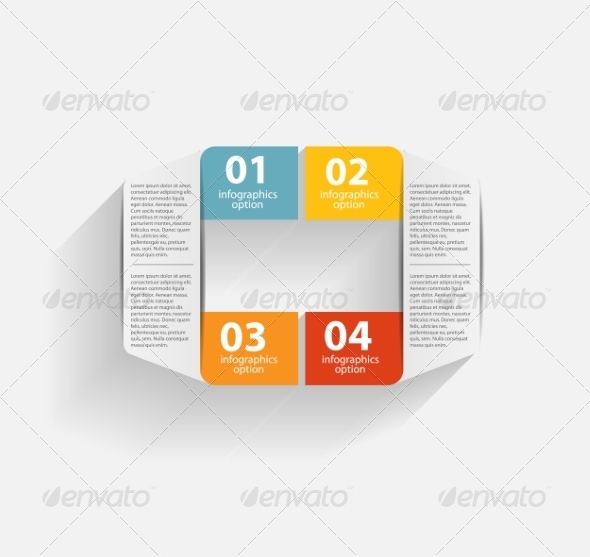 Infographic Business Template - Web Technology