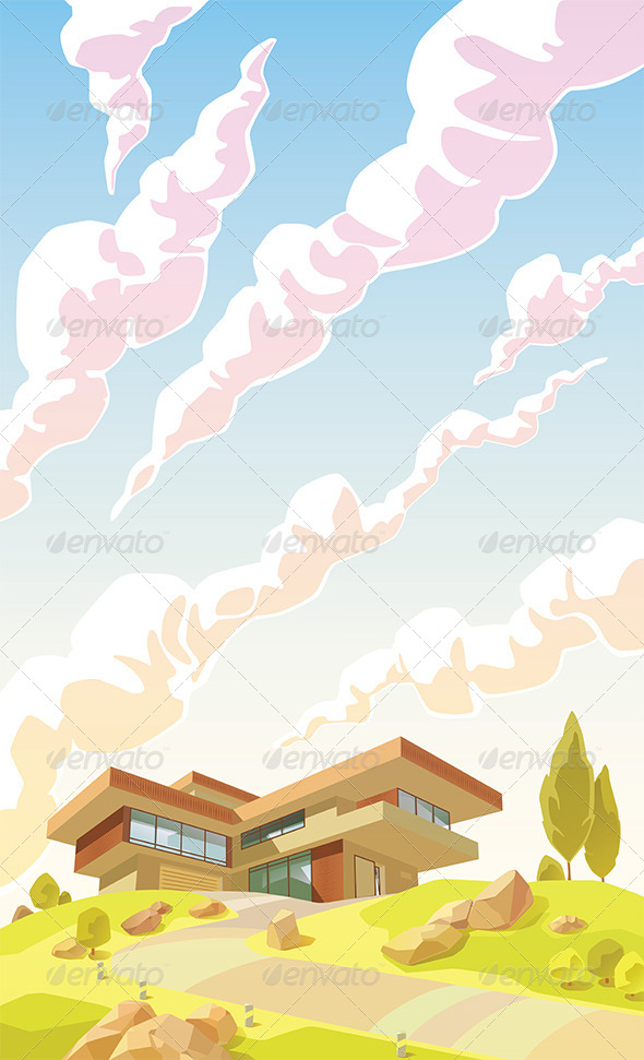 Modern Villa - Buildings Objects