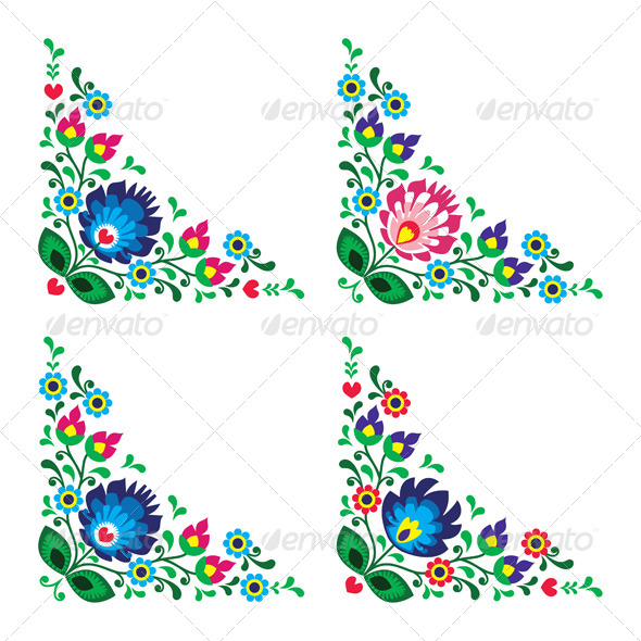 Floral Embroidery - Patterns Decorative