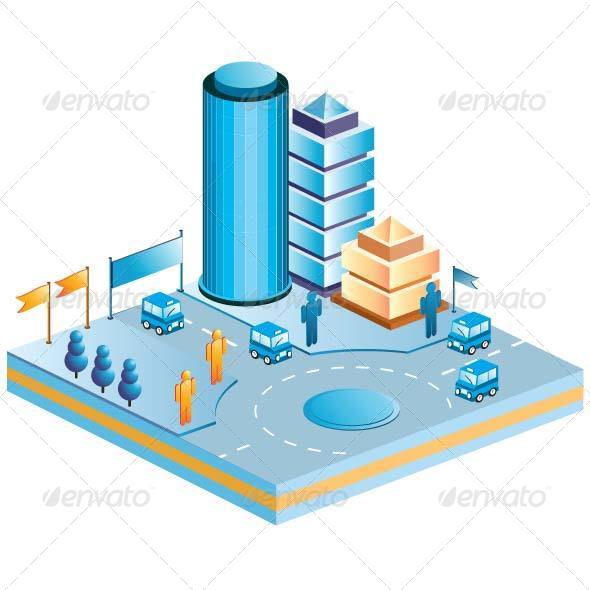 Town - Buildings Objects