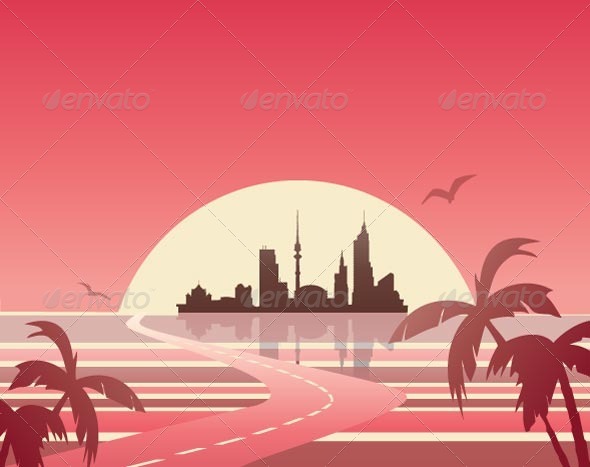 Outlines of the City - Buildings Objects