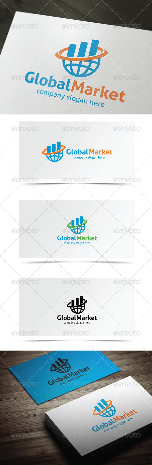 Global Market - Symbols Logo Templates