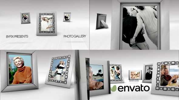 White Photo Gallery - VideoHive 7207656