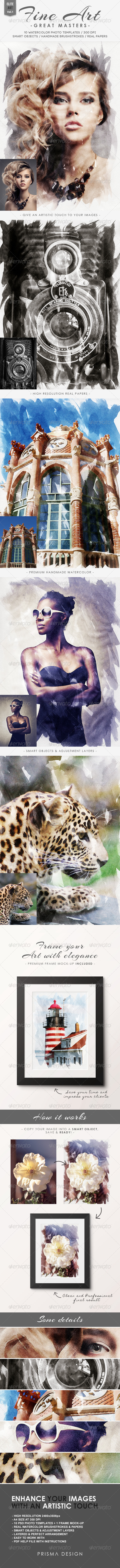 Fine Art - Great Masters / Vol.1 - Artistic Photo Templates