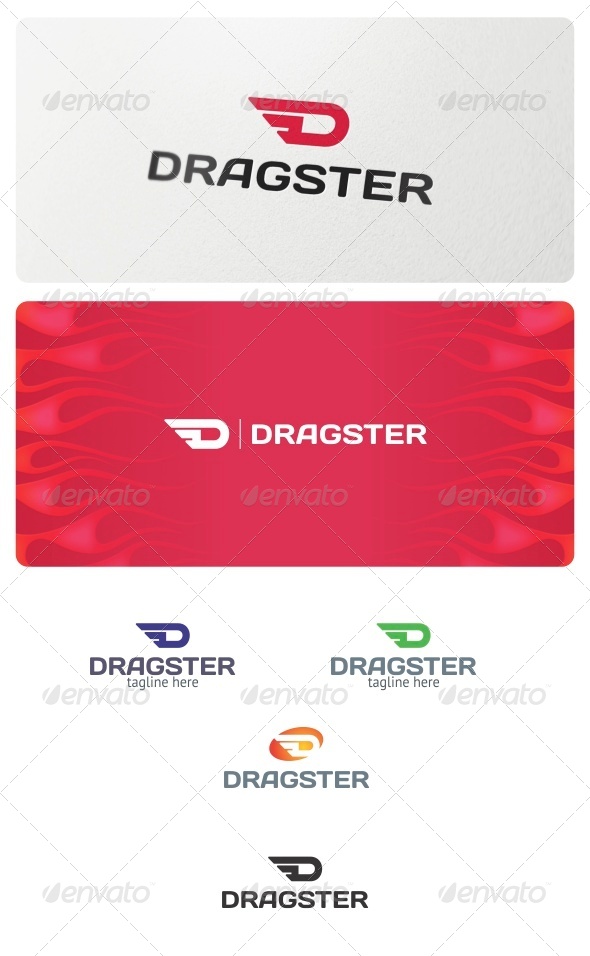 Dragster Logo - Letters Logo Templates